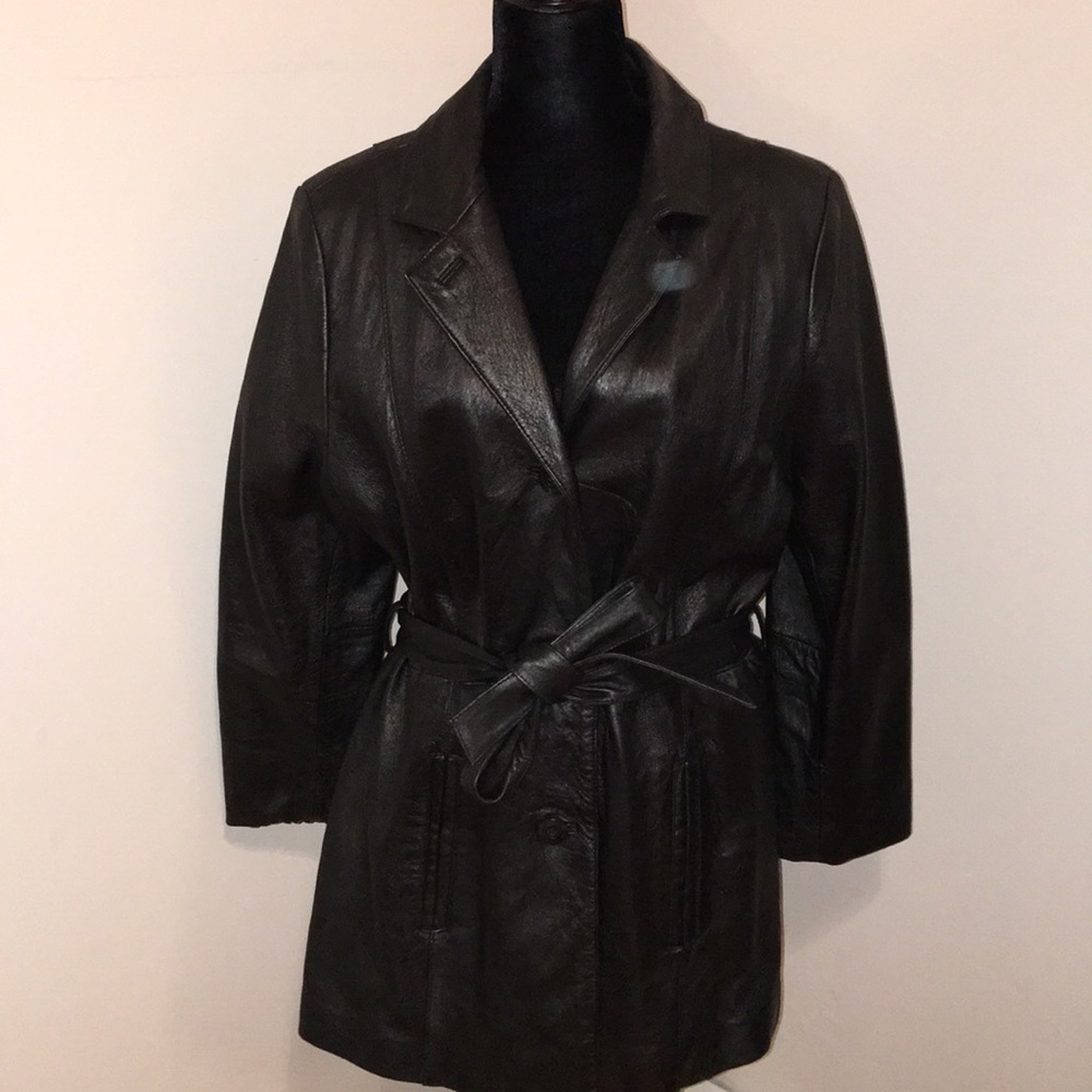 Wilson’s Leather Belted Coat